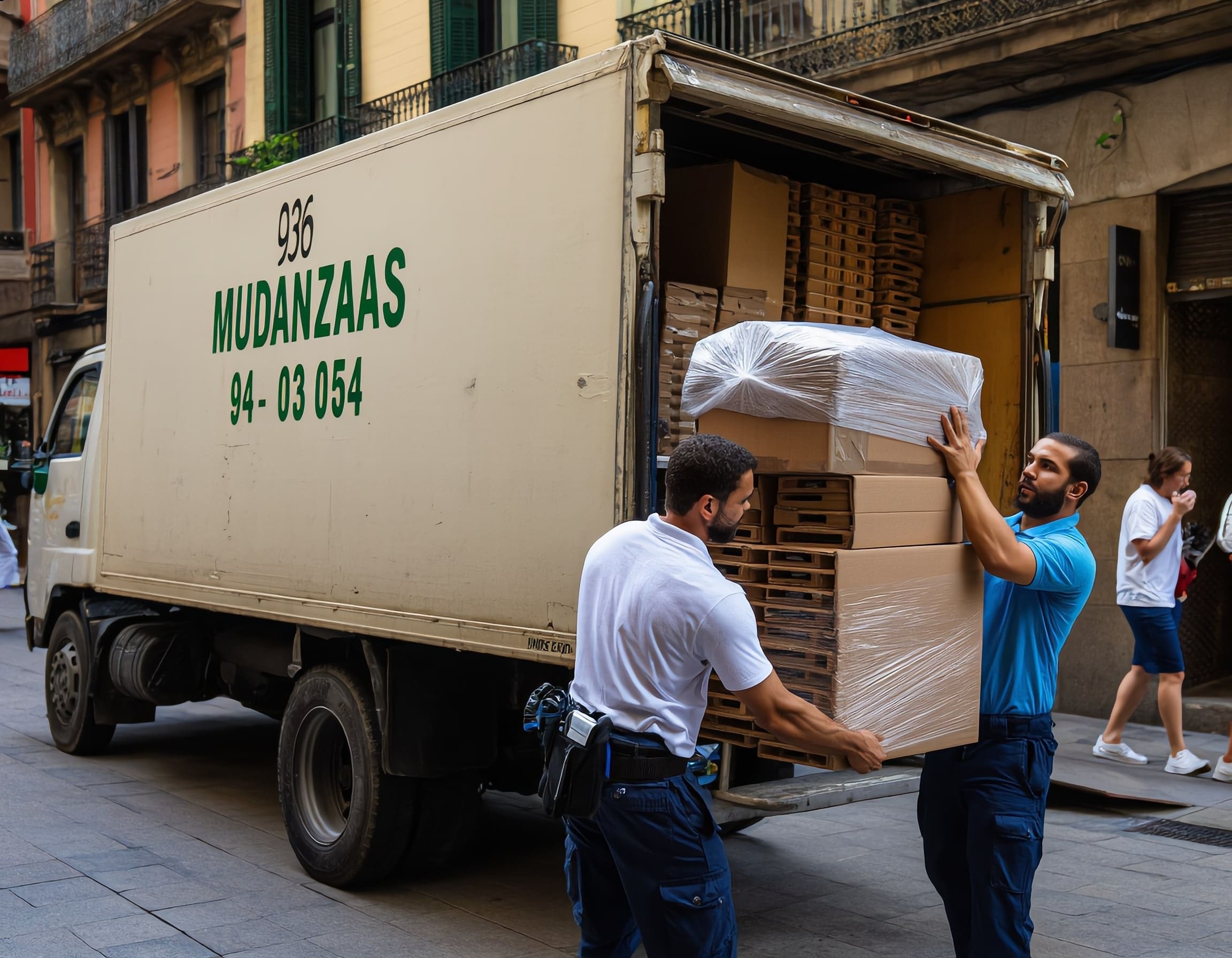 Mudanzas rápidas económicas en Badalona 